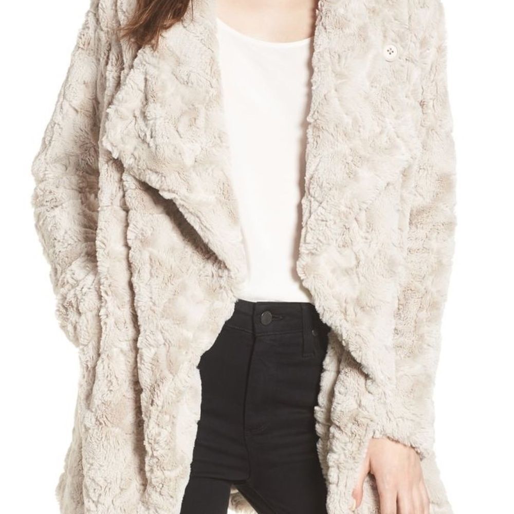 BB Dakota Tucker Faux Fur Wubby Jacket‎ Sz S